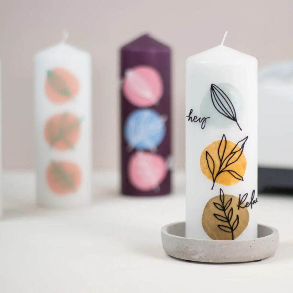 video kurs "kerzenwachs meets cricut" lerne, wie du kerzenwachs mit deiner cricut maschine schneiden kannst! (dauerhaft verfügbar)