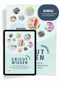 kombiangebot buch & e book "design space für tablet & smartphone" dein ultimativer leitfaden für die cricut design space app (versand gratis)